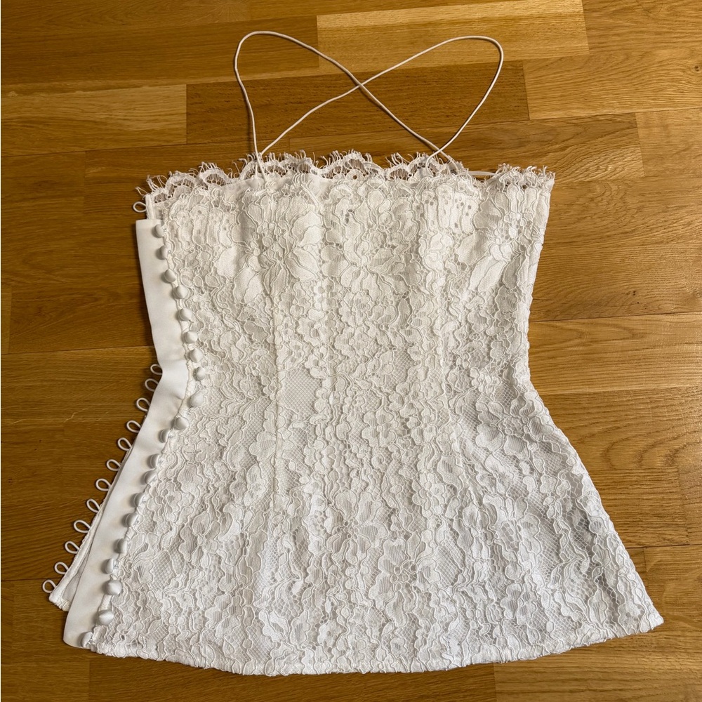 Helsa The Forever Audrey Lace Camisole & Skirt Set - Picture 4 of 11
